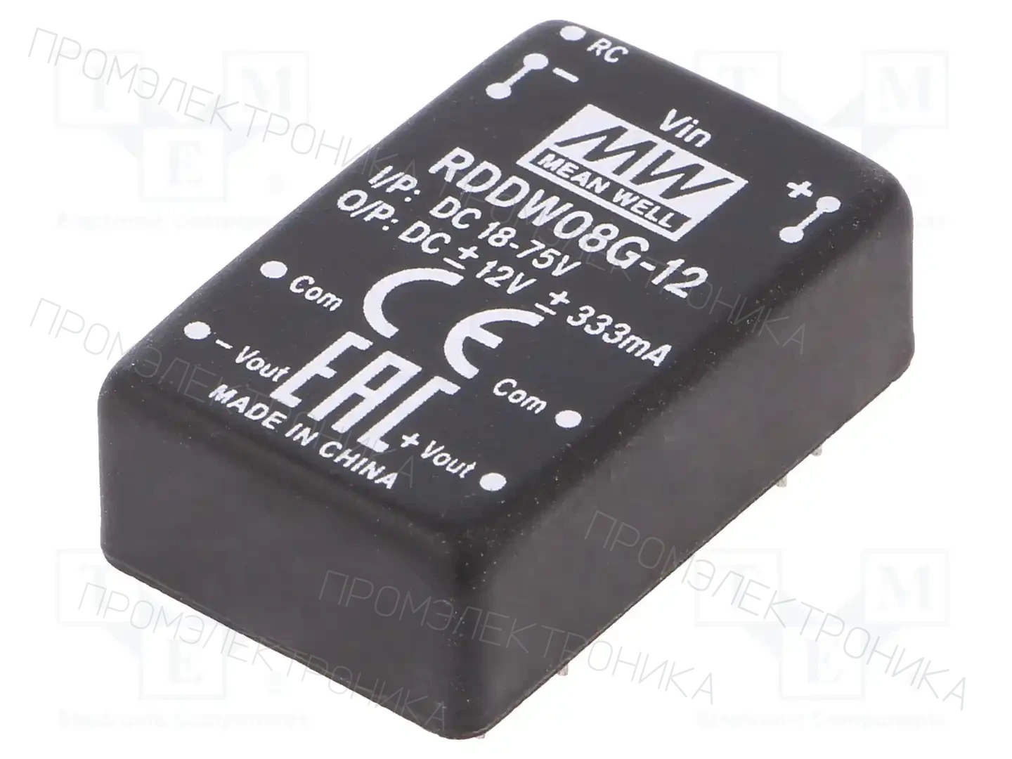 MEAN WELL RDDW08G-12 — Преобразователи DC/DC