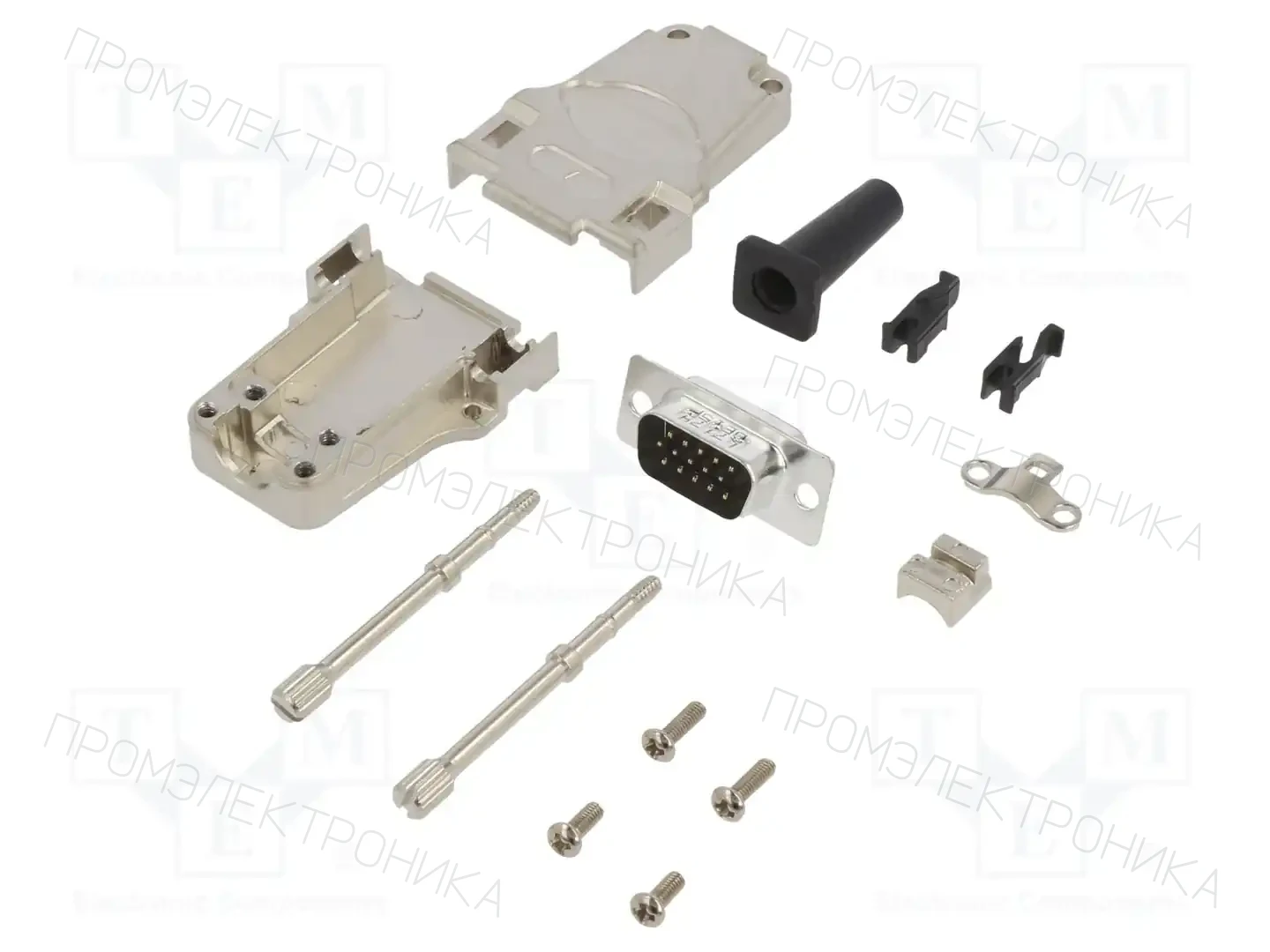 AMPHENOL COMMUNICATIONS SOLUTIONS L17DTZF09-LJS-RG+L717HDE15P — Комплектные штекеры D-Sub