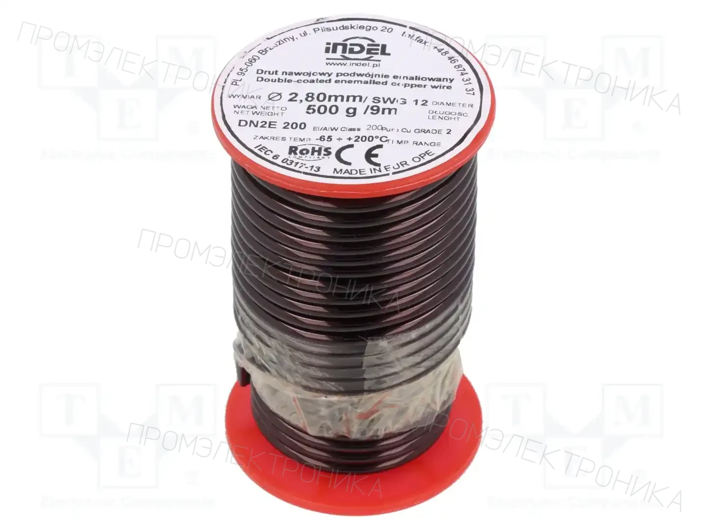 INDEL DN2E2,8-500G — Проволока обмоточная