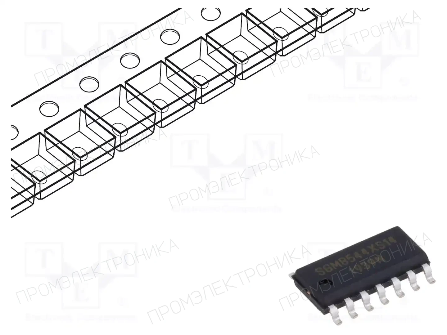 SG Micro Corp SGM8544XS14/TR — Операционные усилители SMD