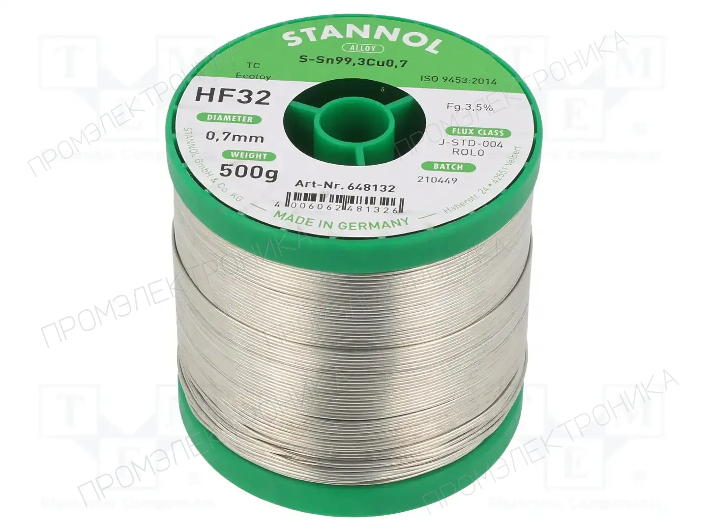 STANNOL 648132 — Паяльные провода бессвинцовые