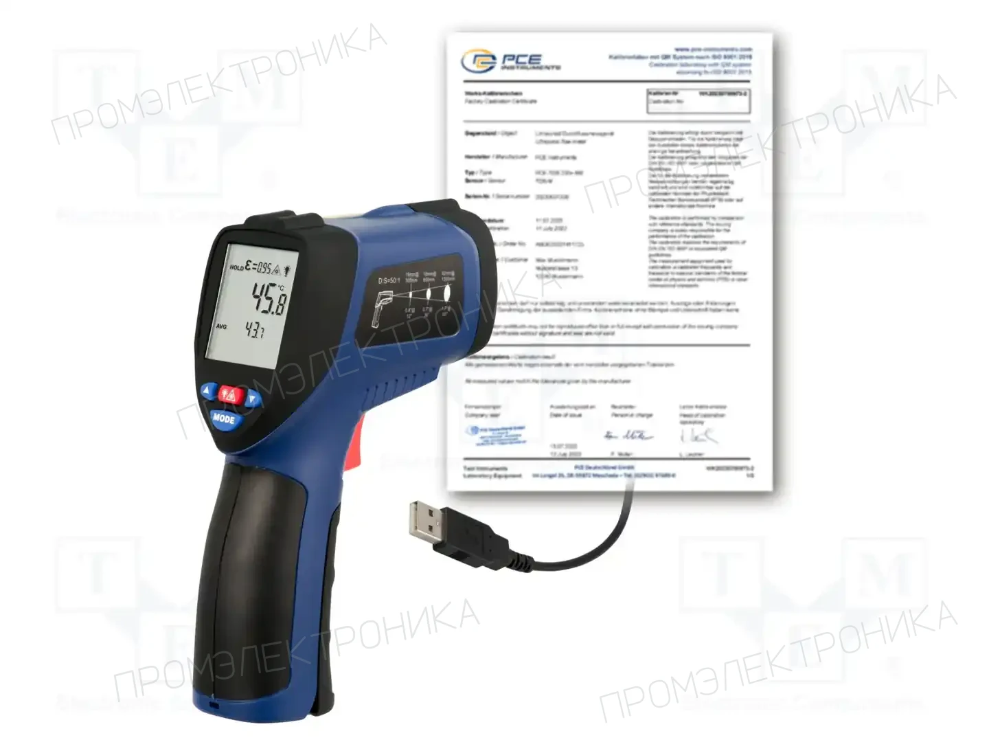 PCE INSTRUMENTS PCE-890U-ICA — Пирометры