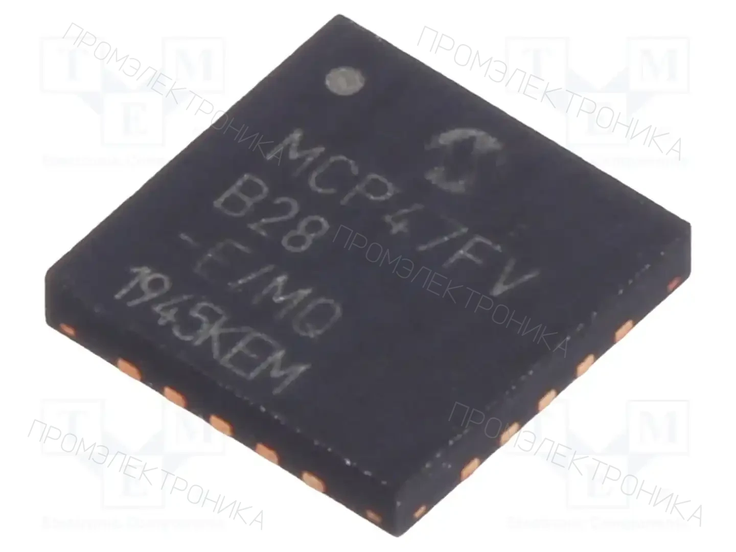 Microchip Technology MCP47FVB28-E/MQ — Преобразователи D/A - микросхемы