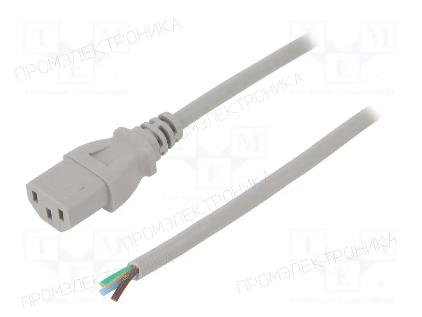 LIAN DUNG LT-501 H05VV-F 0.75/3C GRY 1.8M END — Кабели питания компьютерные и универс