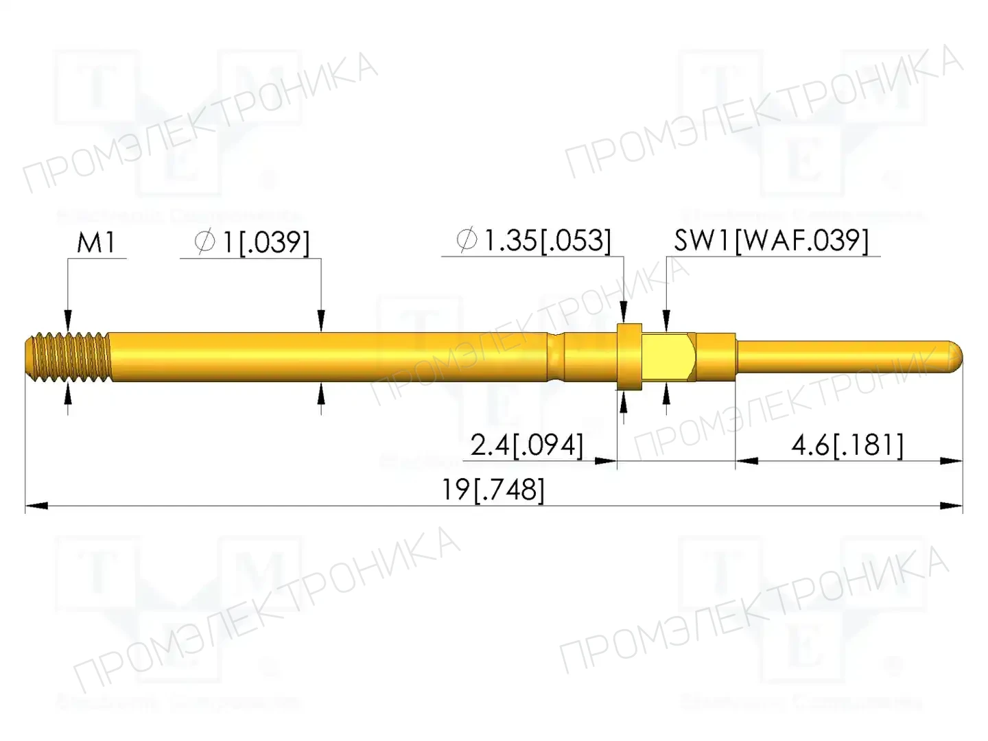 INGUN GKS-001 305 065 A 1002 M — Измерительные щупы