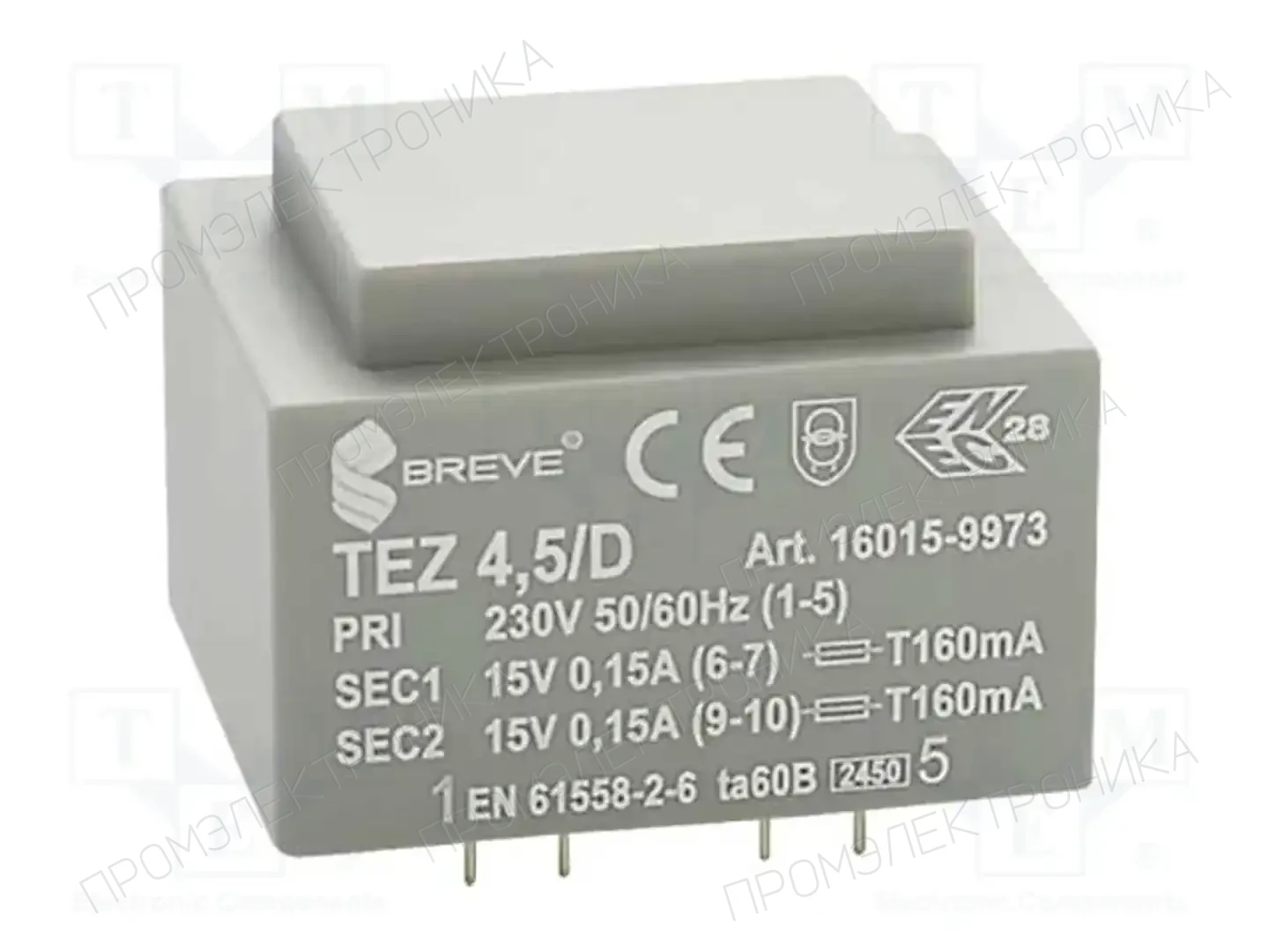 BREVE TUFVASSONS 16015-9973 — Трансформаторы PCB