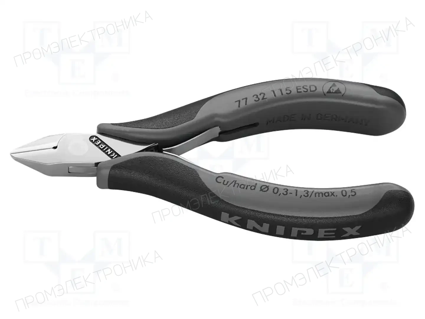 KNIPEX 77 32 115 ESD — Клещи-кусачки для резки