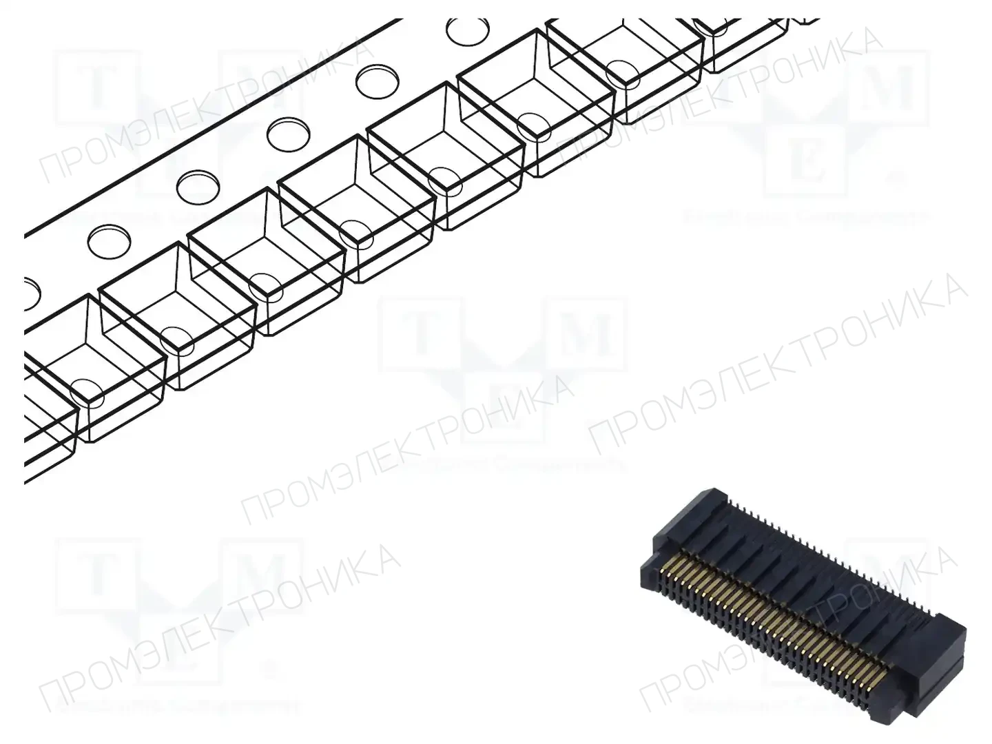 SAMTEC ERM8-030-08.0-S-DV-K-TR — Разъeмы пластина - пластина