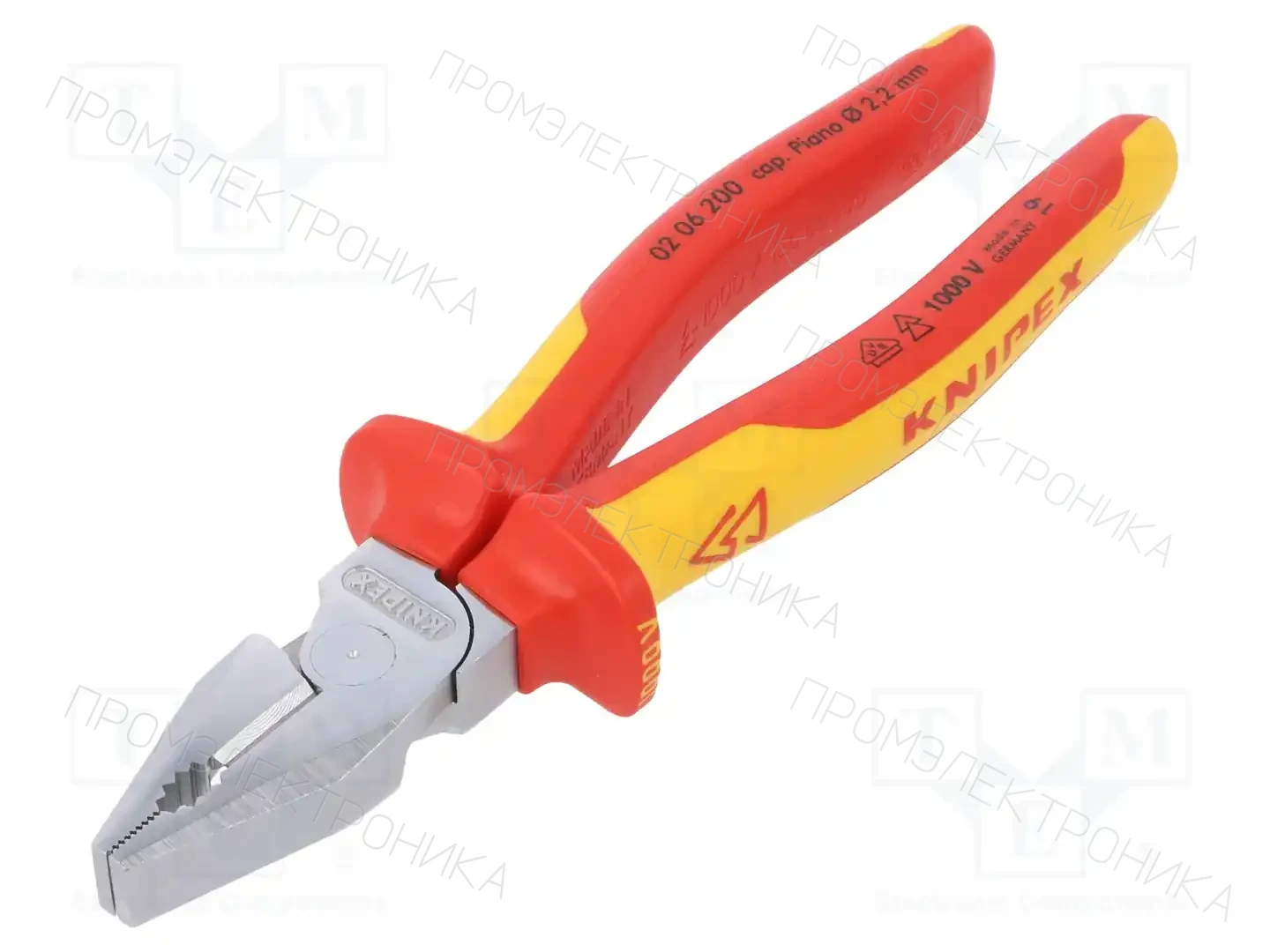 KNIPEX 02 06 200 — Изолированные клещи-кусачки
