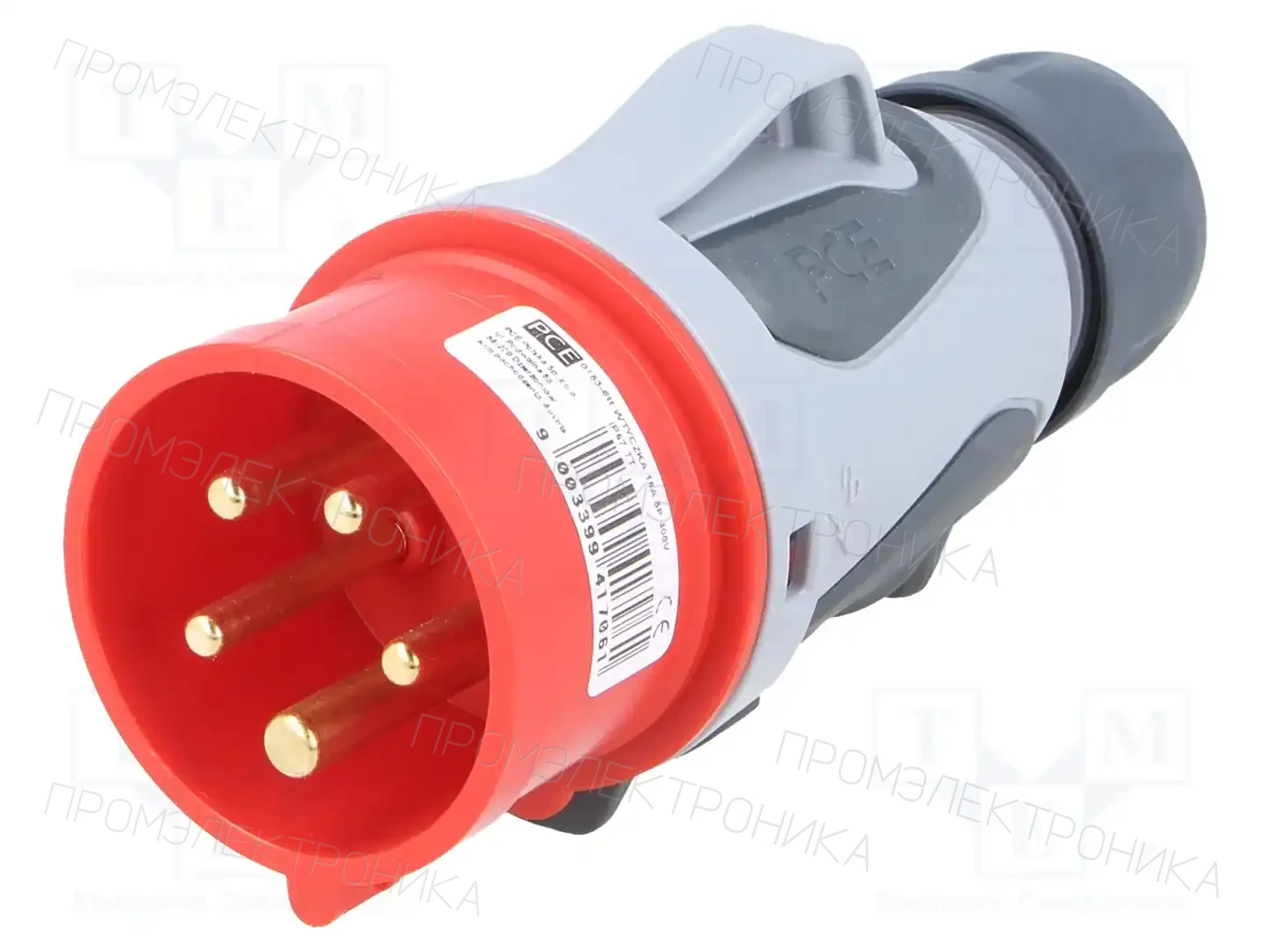PCE 0153-6TT — Многофазные разъемы IEC 60309