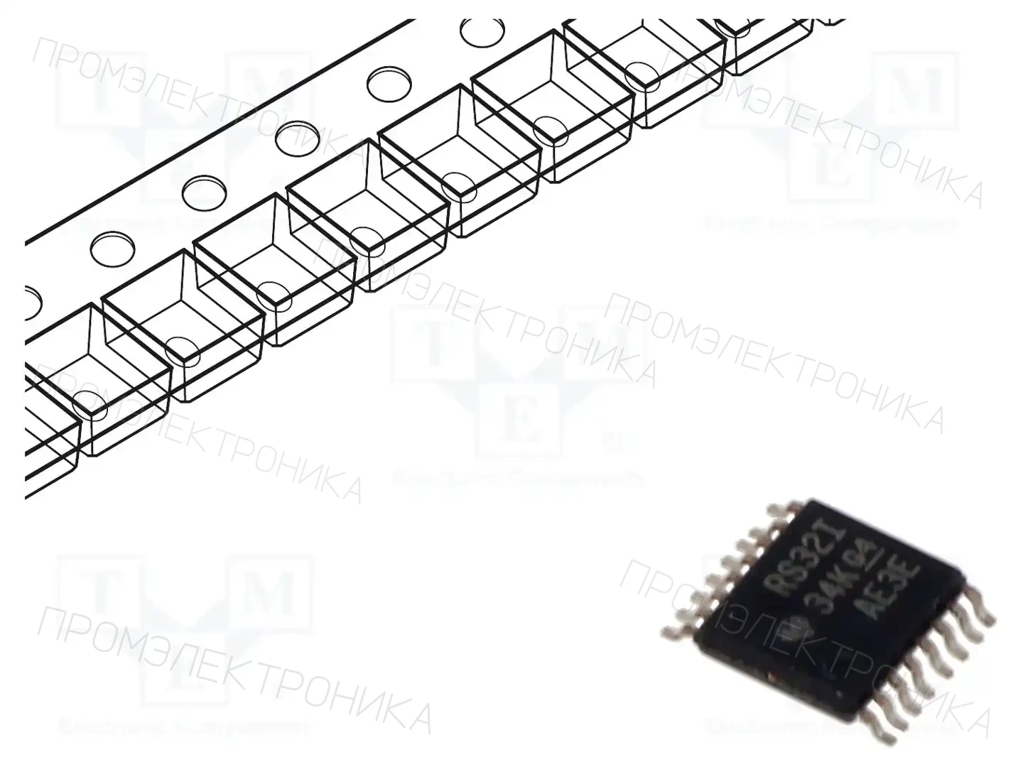 Texas Instruments TRS3232IPWR — Микросхемы - RS232 / RS422 / RS485