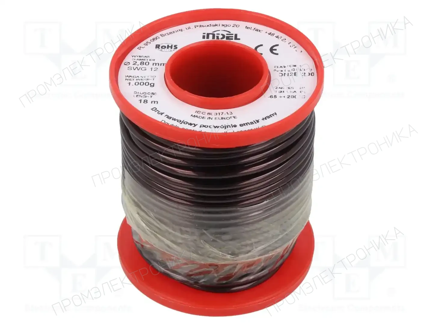 INDEL DN2E2,8-1KG — Проволока обмоточная