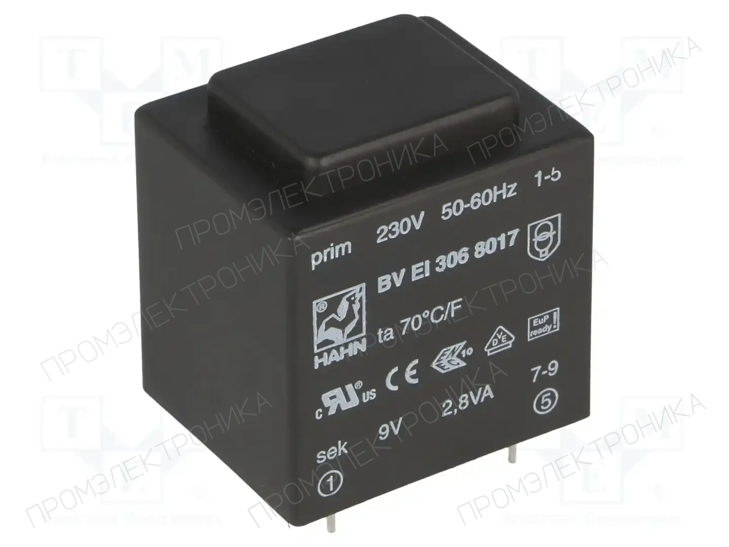 HAHN BV EI 306 8017 — Трансформаторы PCB