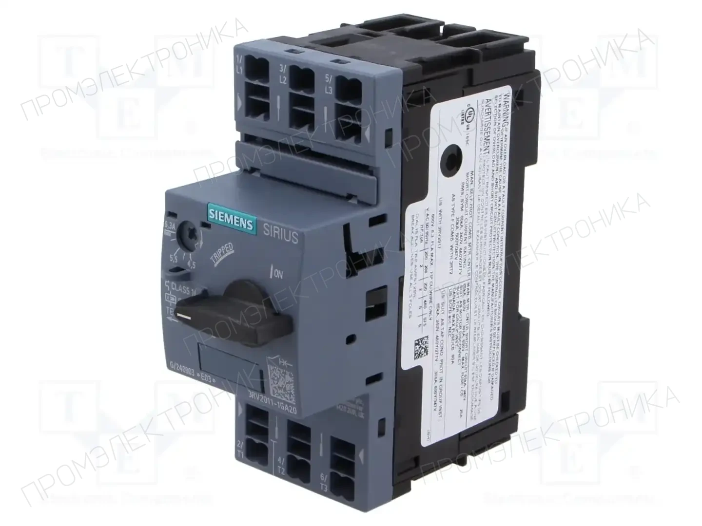SIEMENS 3RV2011-1GA20 — Выключатели двигательные