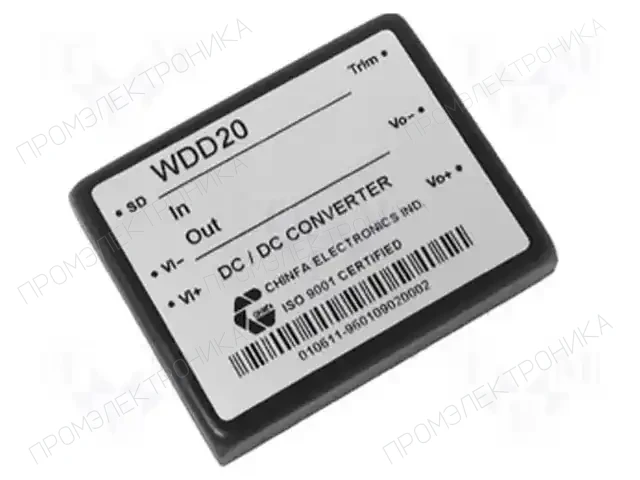 CHINFA ELECTRONICS WDD20-03S1U — Преобразователи DC/DC