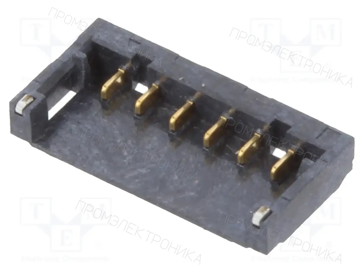 ADAM TECH 12SH-A4-06-GS-SMT-BK — Разъeмы сигнальные растр 1,20мм