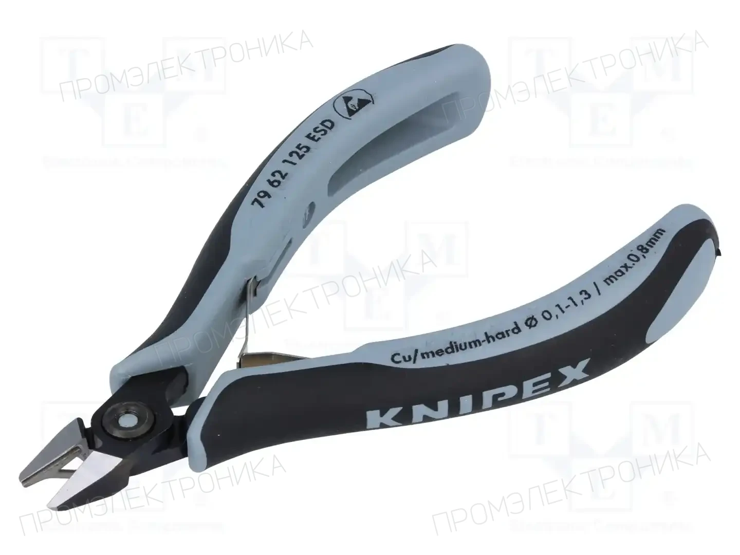 KNIPEX 79 62 125 ESD — Клещи-кусачки для резки