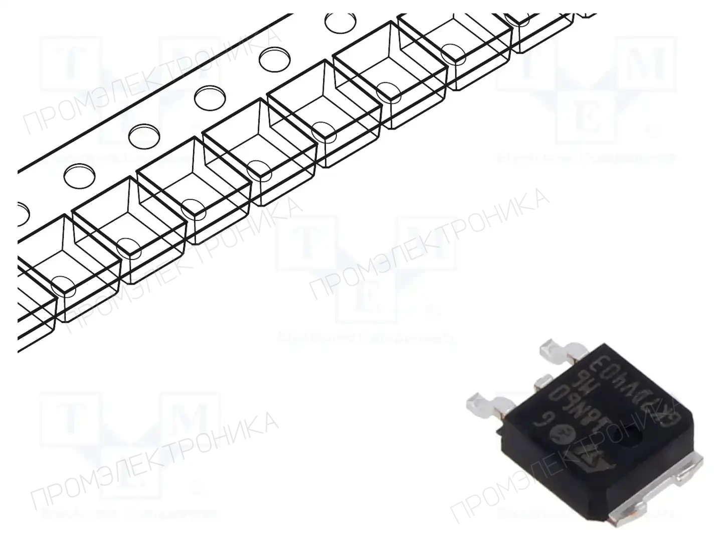 STMicroelectronics STD18N60M6 — Транзисторы с каналом N SMD
