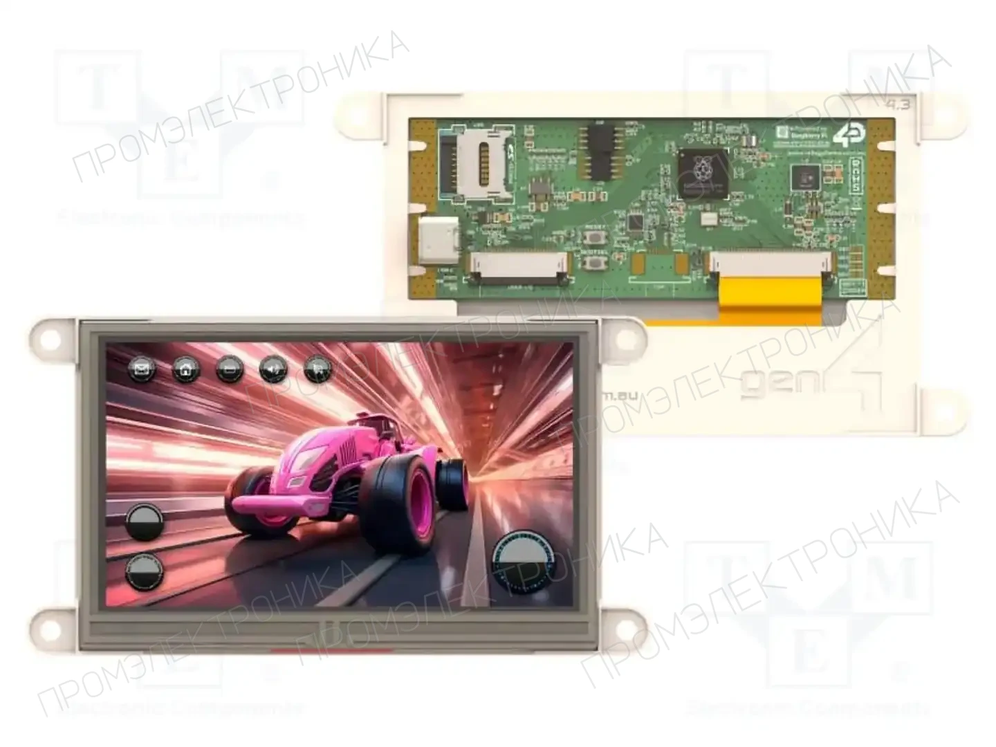 4D Systems GEN4-RP2350-43T — Интеллигентные дисплеи
