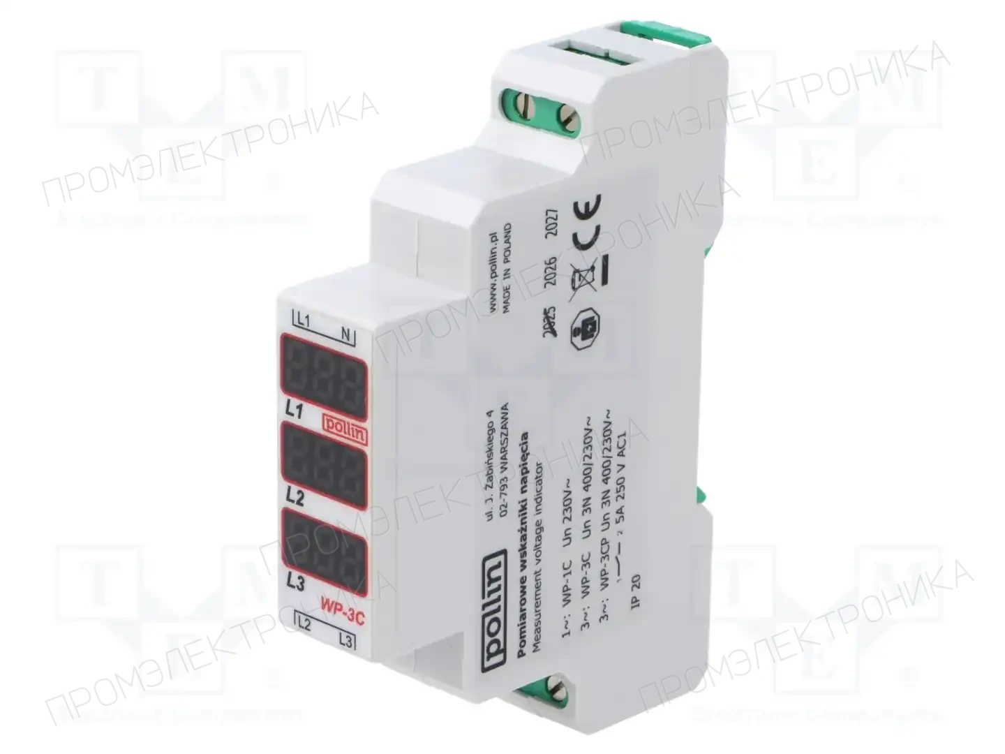 POLLIN WP-3C — Контрольные реле