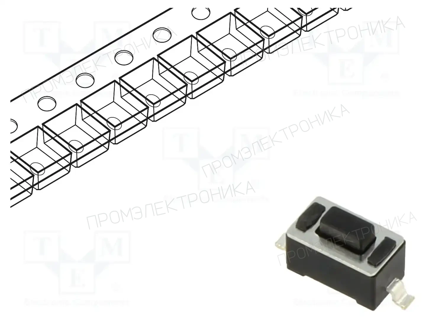 CONNFLY DS1042-03-21KKR25010 — Микропереключатели TACT