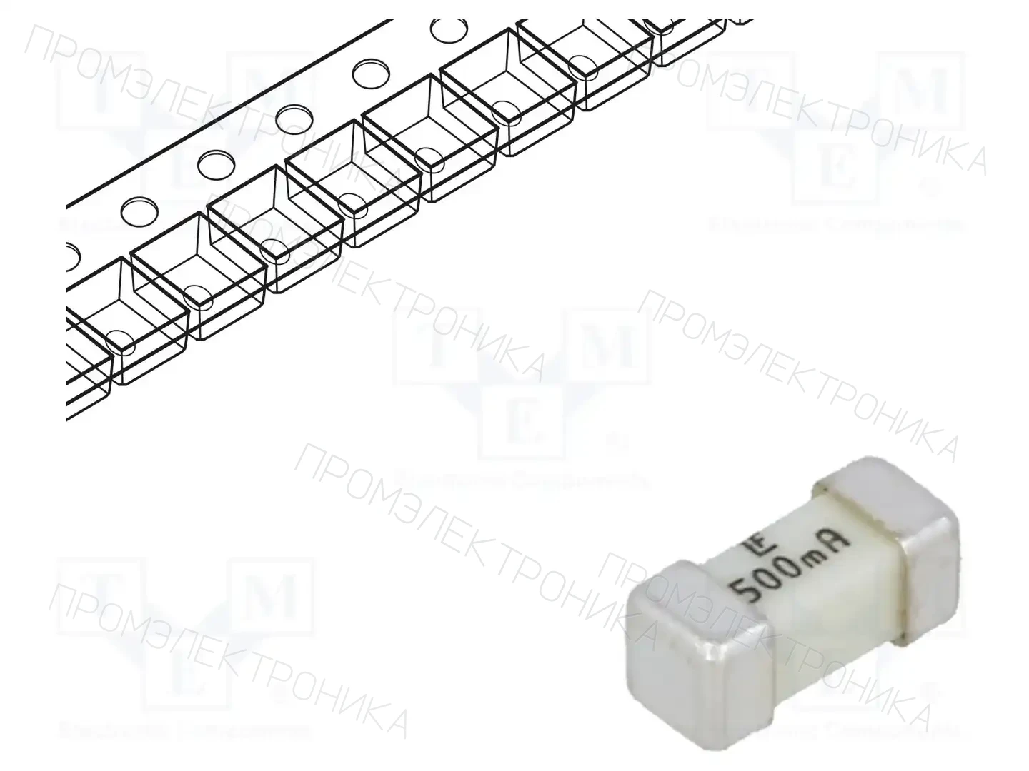LITTELFUSE 0453.500MR — Предохранители SMD 2410 сверхбыстрые