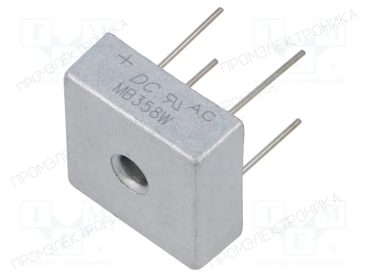 DC COMPONENTS MB358W — Однофазные мосты диодные квадратные