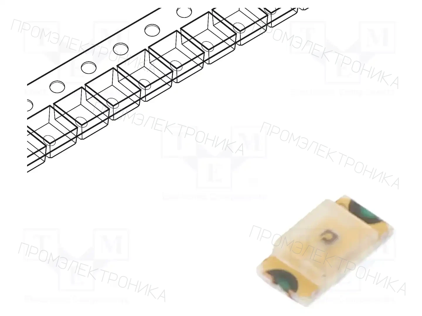 ams OSRAM LG Q396-PS-35-0-20-R18 — Светодиоды SMD цветные