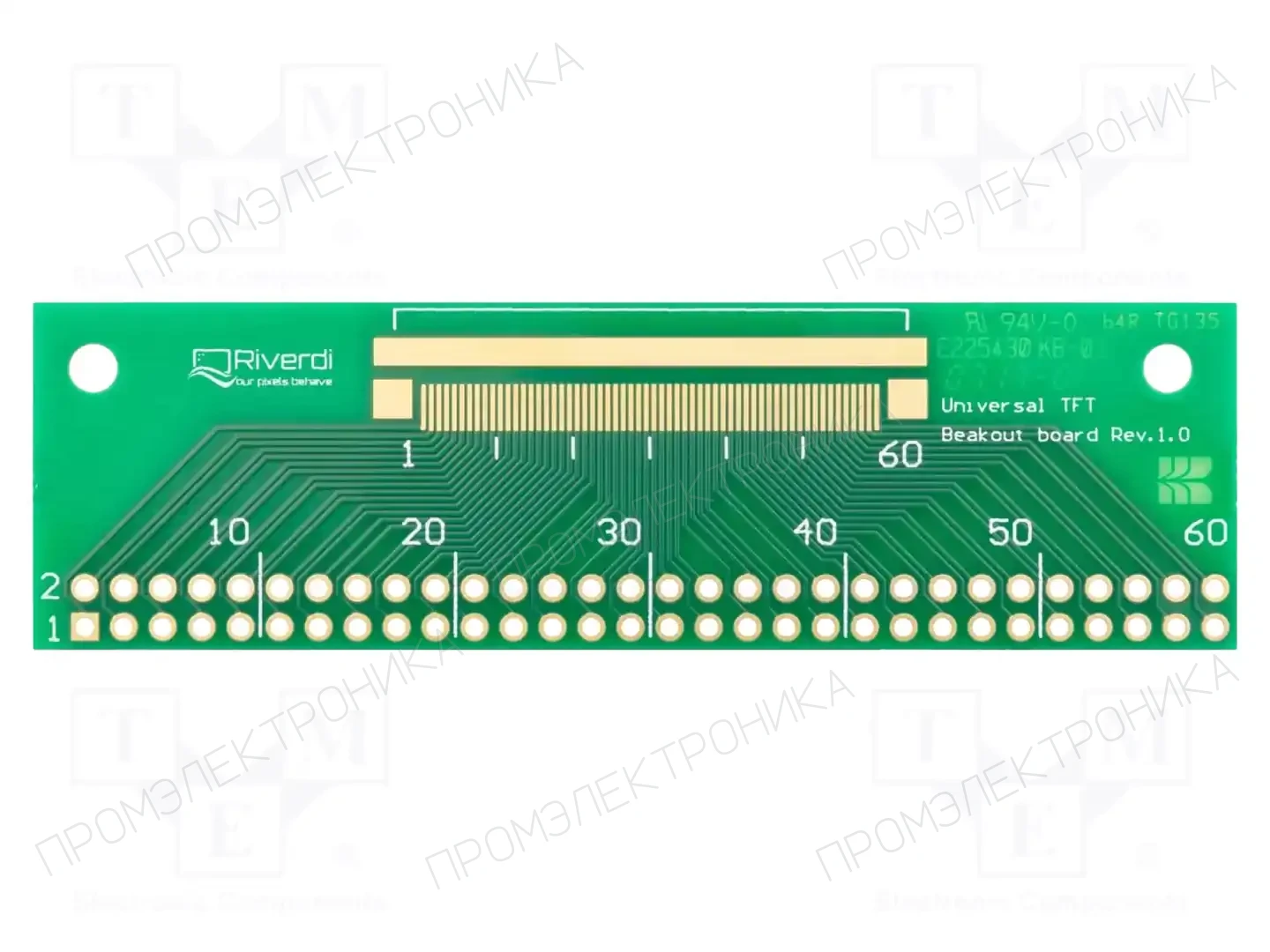 Riverdi UNIVERSAL BREAK OUT BOARD — Аксессуары к дисплеям