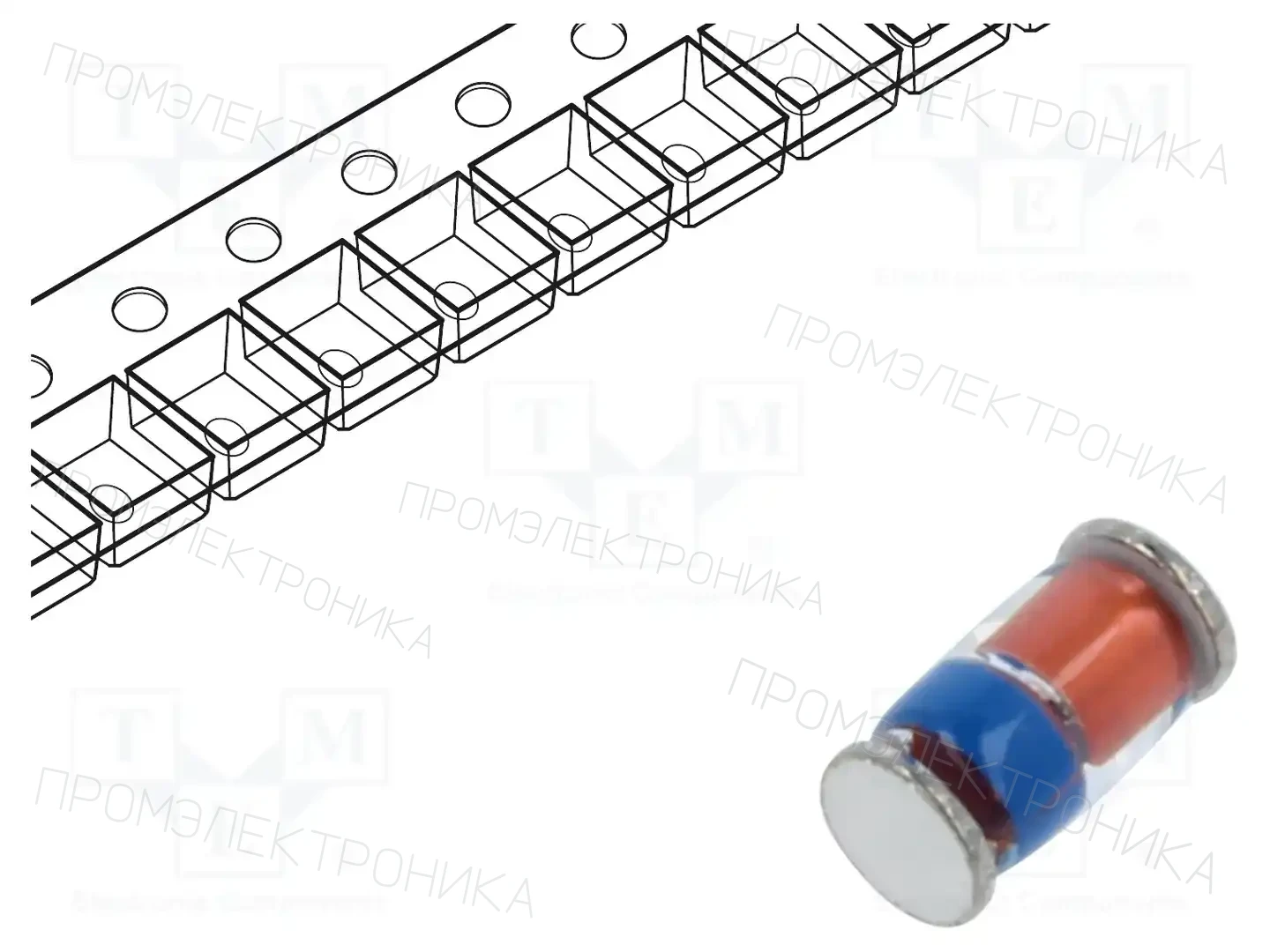 DC COMPONENTS DL4728A — Стабилитроны SMD