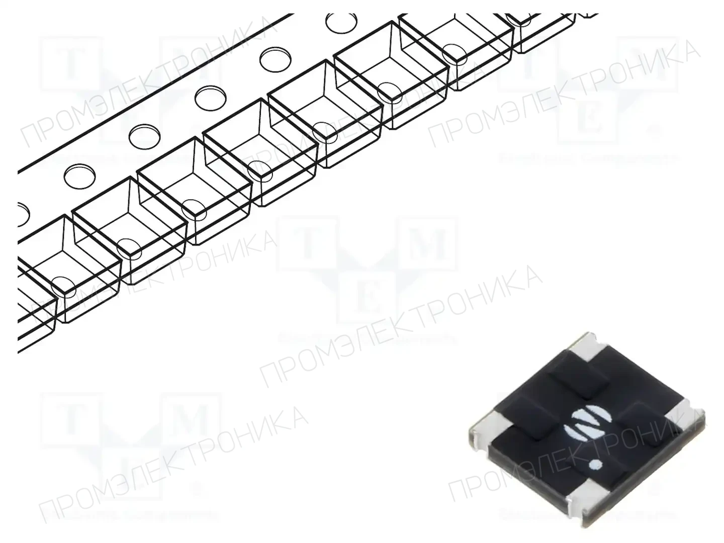 BOURNS CD-MBL110S — Однофазные мосты диодные SMD/THT