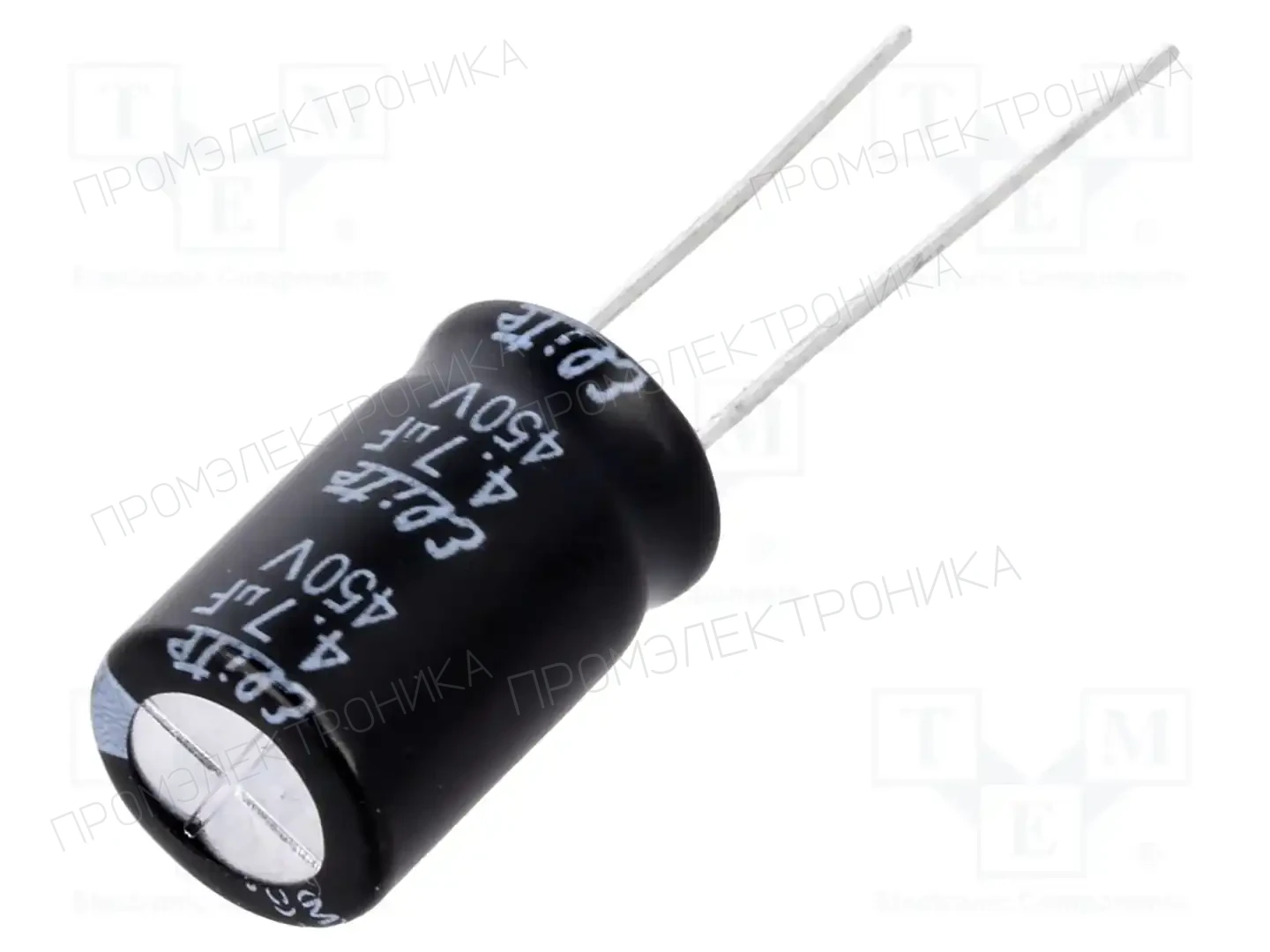 Elite PF2W4R7MNN1016 — Конденсаторы электролитические THT