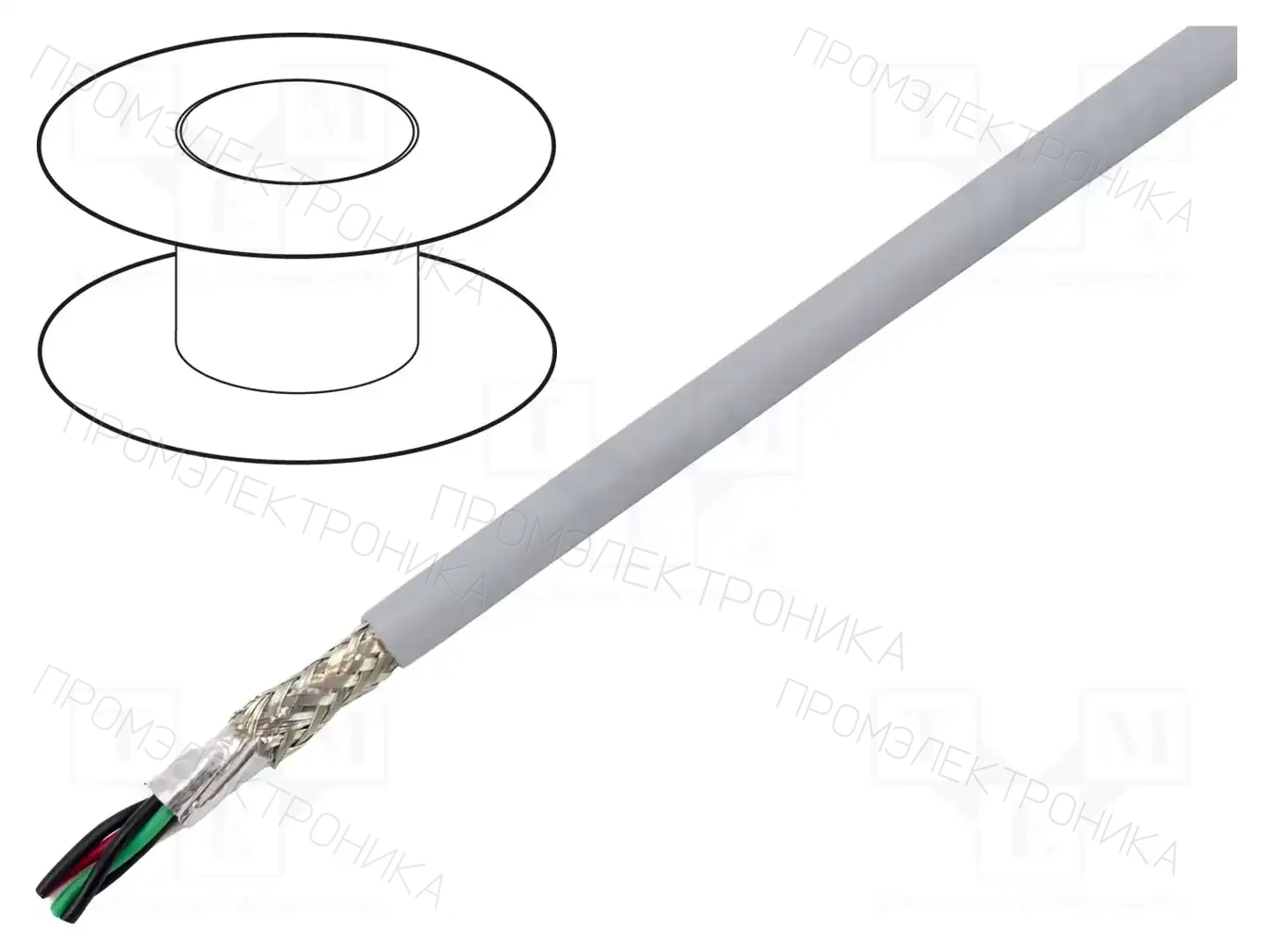 ALPHA WIRE 78373 SL001 — Провода многожильные экранированные