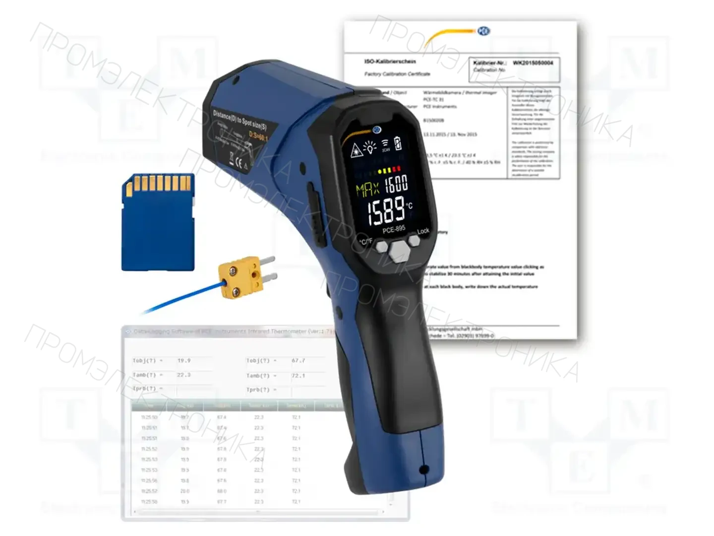 PCE INSTRUMENTS PCE-895-ICA — Пирометры