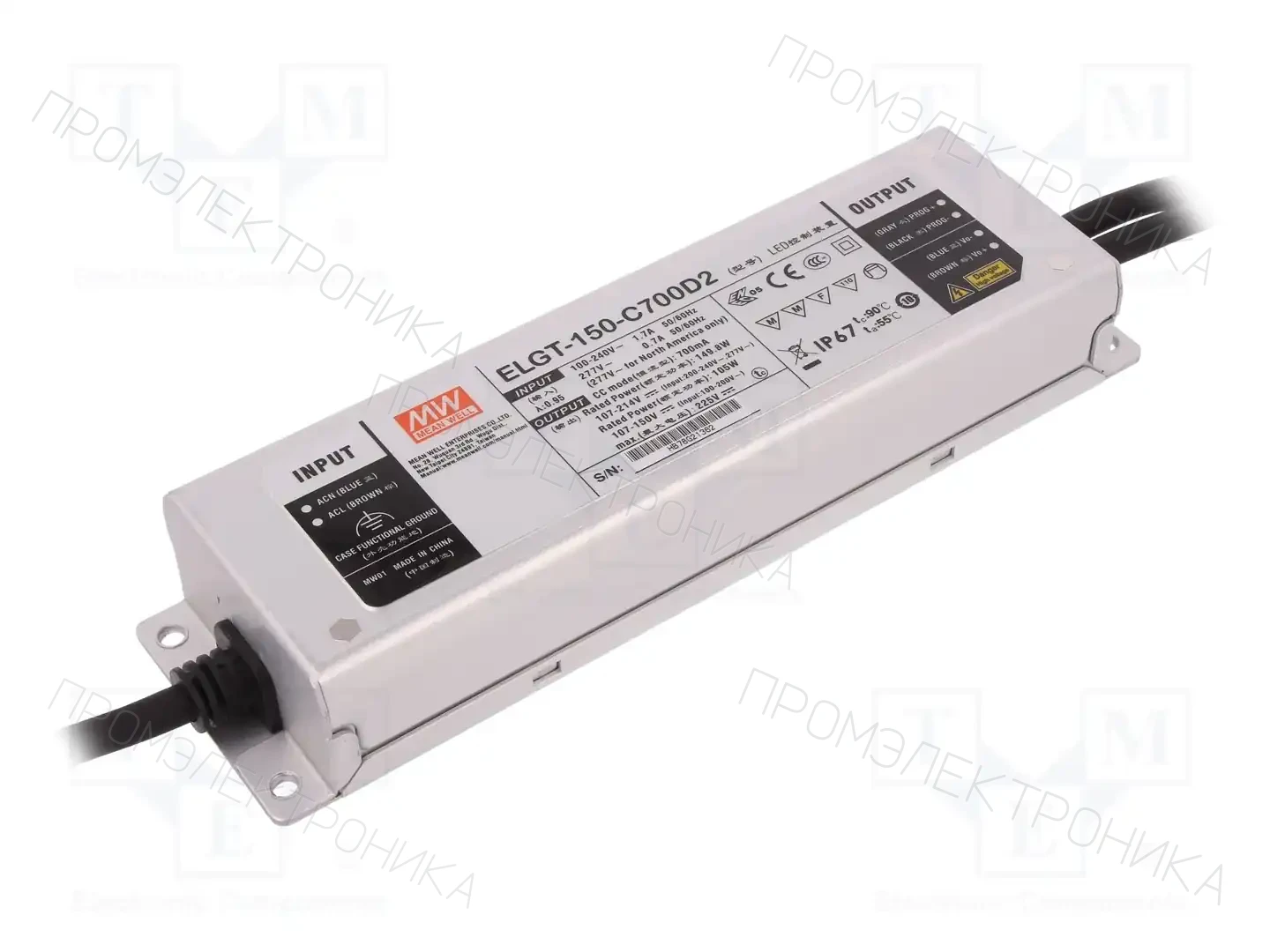 MEAN WELL ELGT-150-C700D2 — Блоки питания для LED