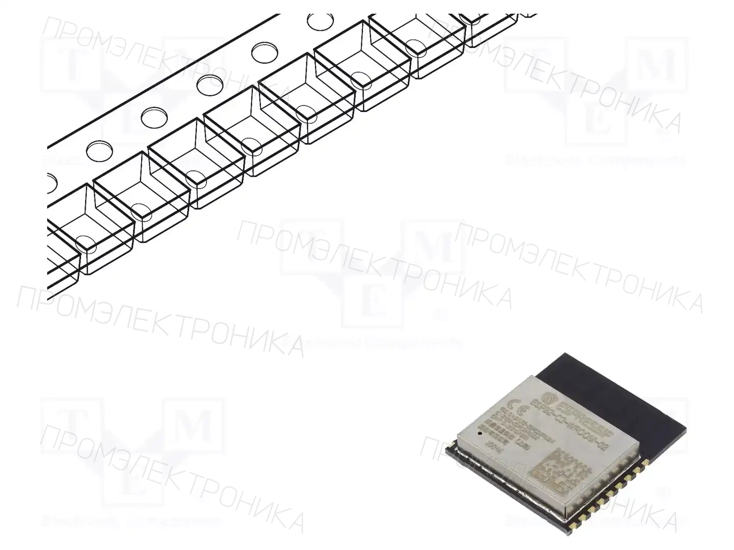 ESPRESSIF ESP32-C3-WROOM-02-H4 — Модули IoT (WiFi/Bluetooth)