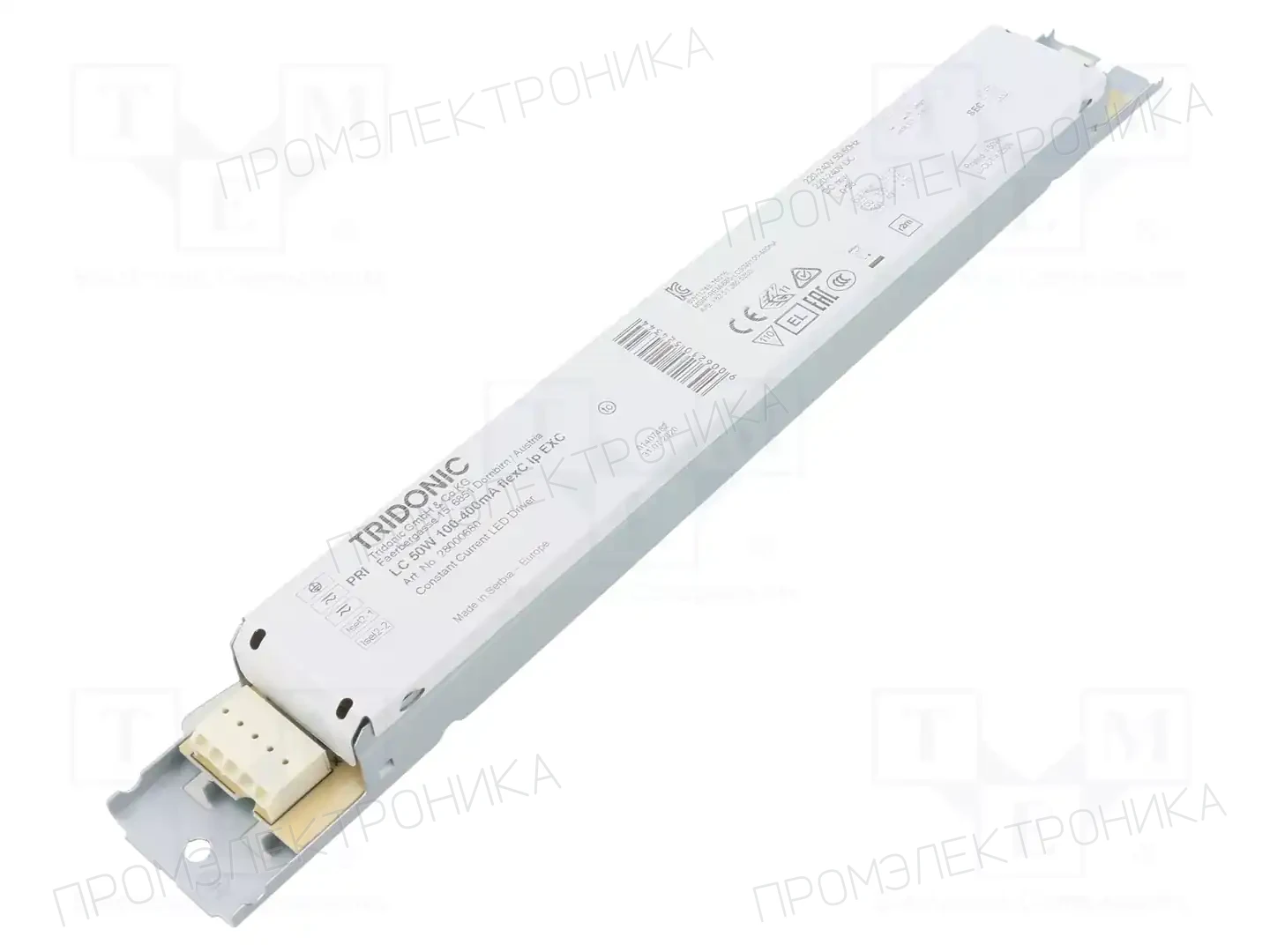 TRIDONIC LC 50W 100-400MA FLEXC LP EXC — Блоки питания для LED