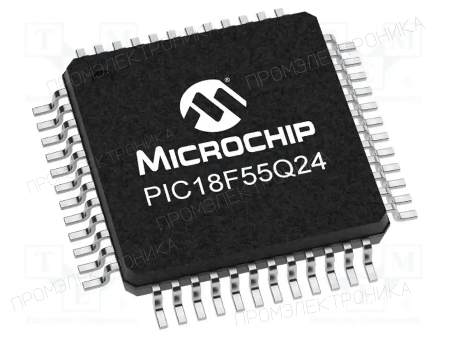 Microchip Technology PIC18F55Q24T-I/PT — Линейка PIC 8-bit
