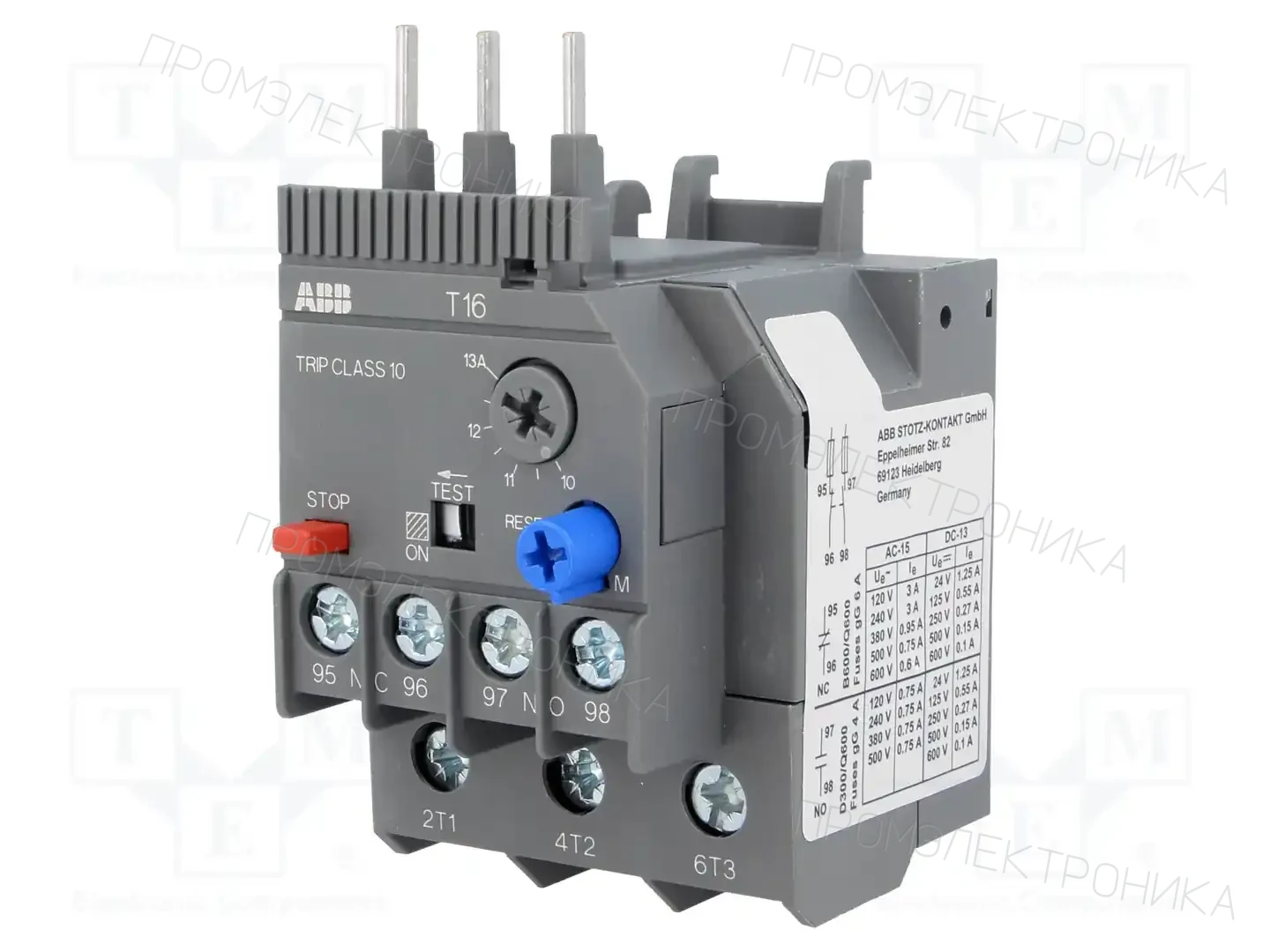 ABB 1SAZ711201R1045 — Контакторы - дополнительное оборудование