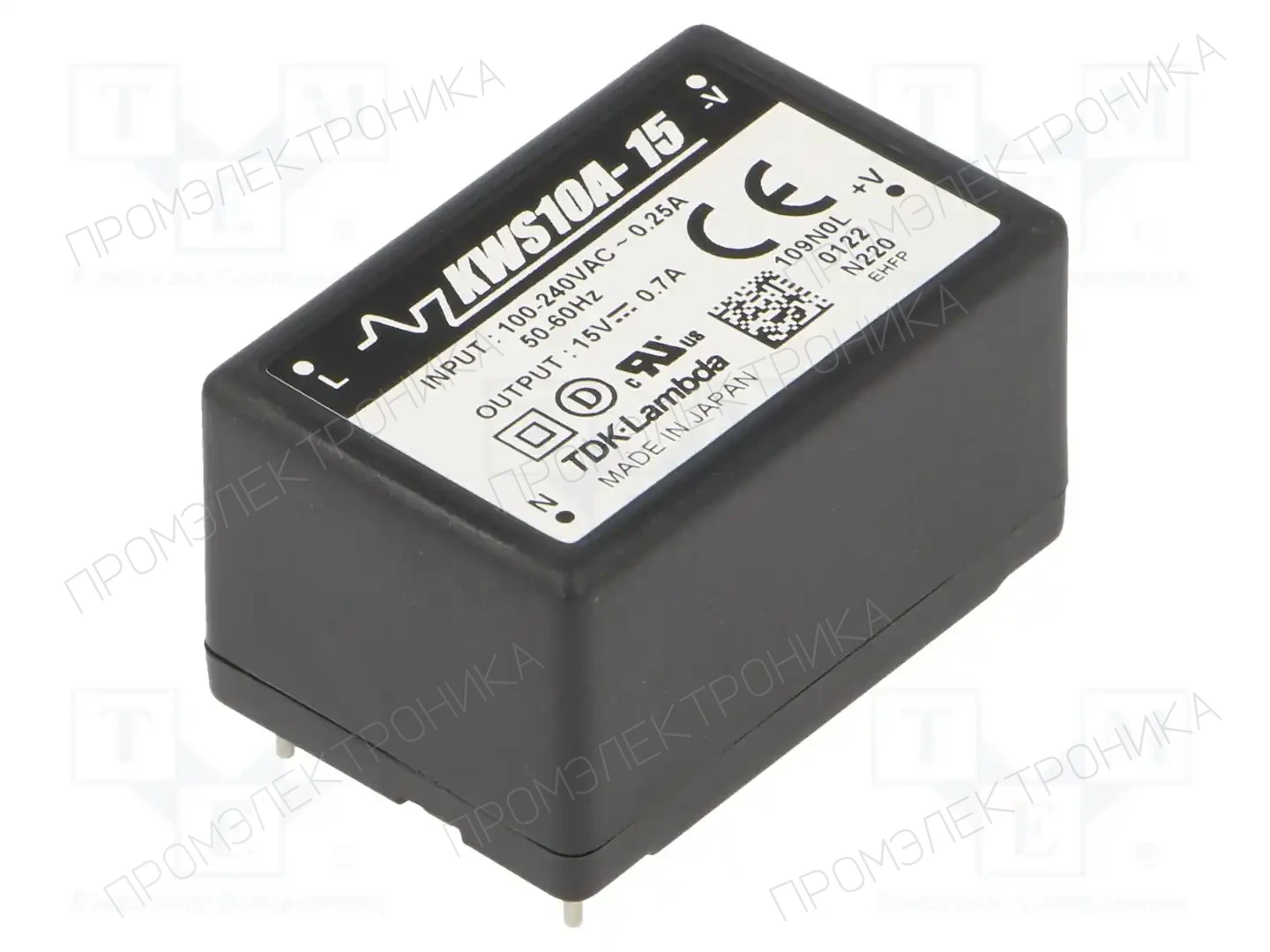 TDK-LAMBDA KWS10A-15 — Преобразователи AC/DC для PCB