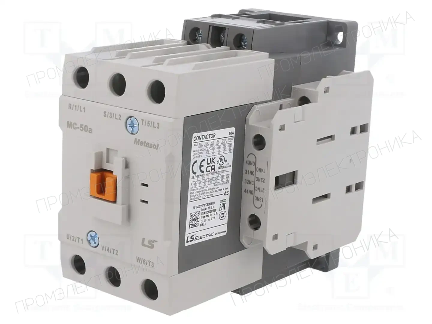 LS ELECTRIC MC-50A 110VDC 1A1B — Контакторы - главные модули