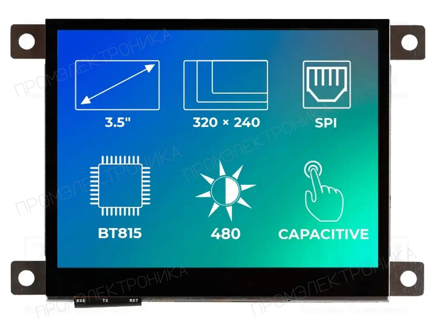 Riverdi SM-RVT35AHBFWC00 — Интеллигентные дисплеи