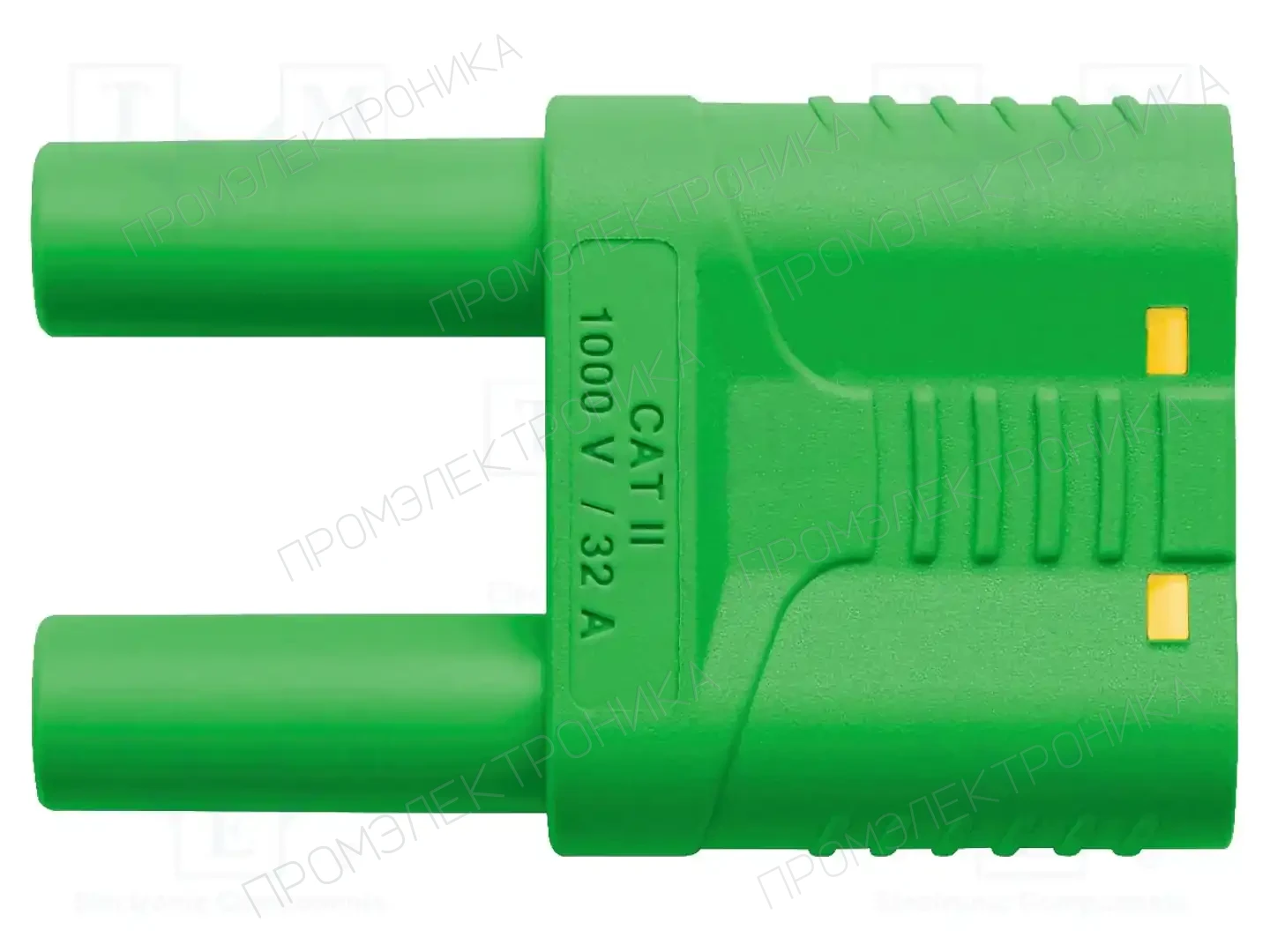 SCHÜTZINGER SKURZ 6100 / 19-4 IG 2MB NI / GNGE — Вилки банановые 4мм