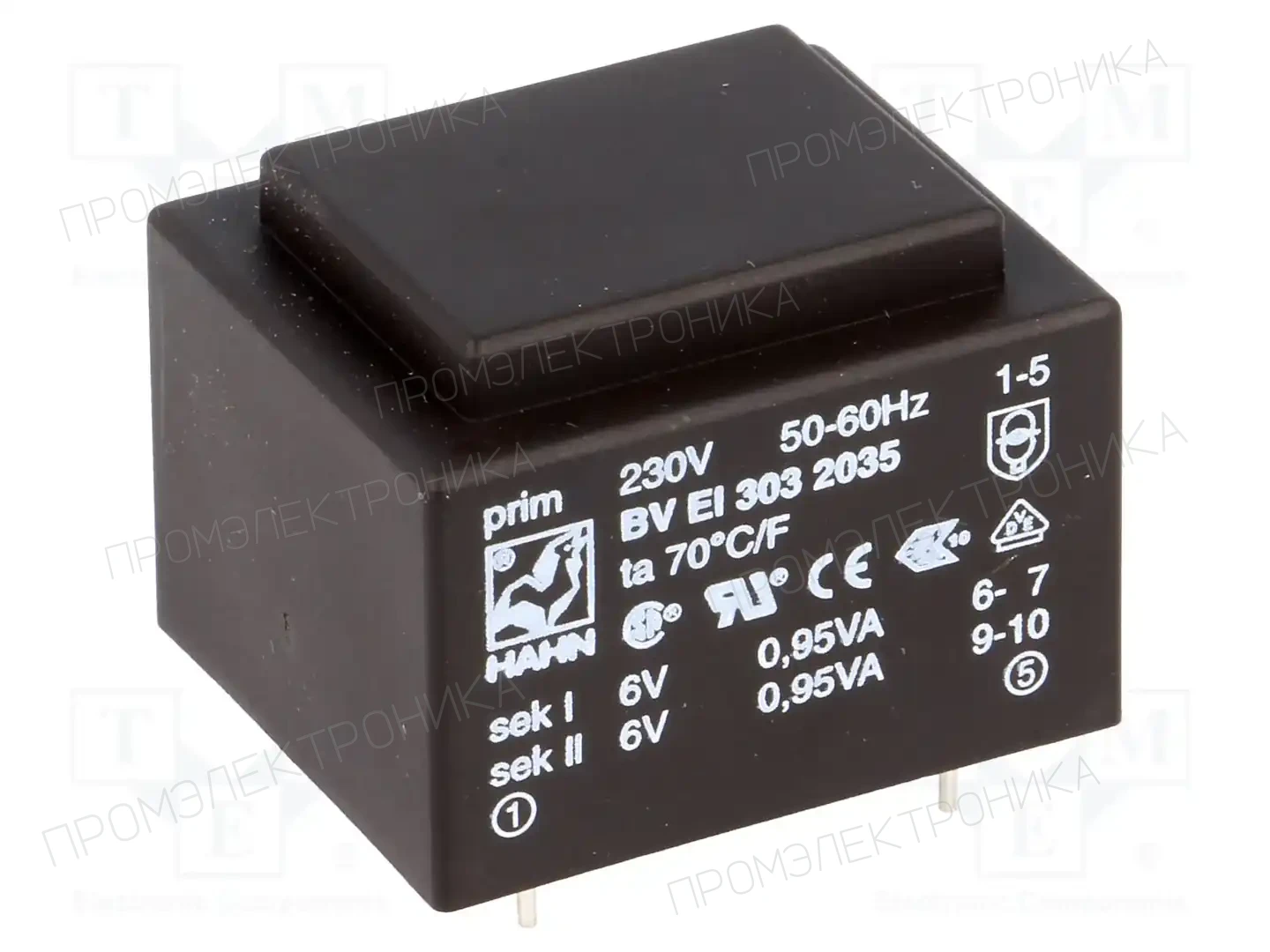 HAHN BV EI 303 2035 — Трансформаторы PCB