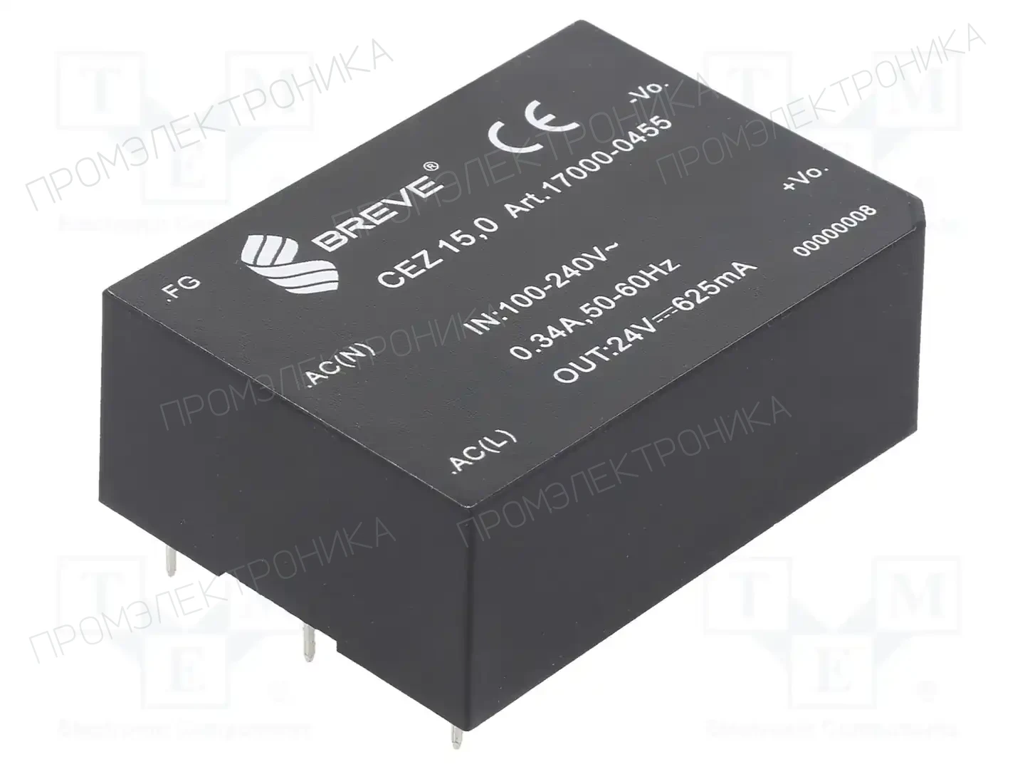 BREVE TUFVASSONS 17000-0455 — Преобразователи AC/DC для PCB