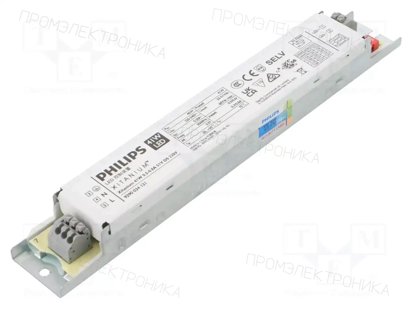 PHILIPS XITANIUM 41W 0.5-0.8A 51V DS 230V — Блоки питания для LED