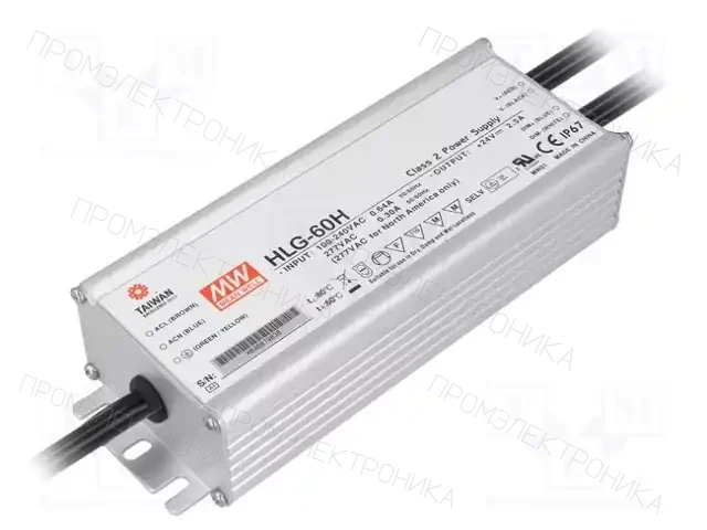 MEAN WELL HLG-60H-C350B — Блоки питания для LED