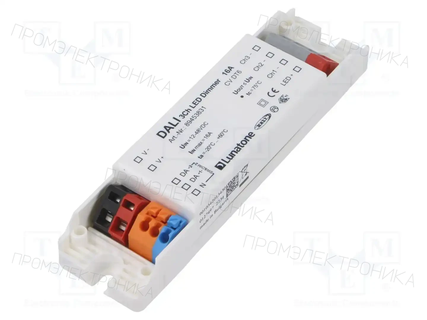 Lunatone DALI 3CH LED DIMMER 16A — Блоки питания для LED
