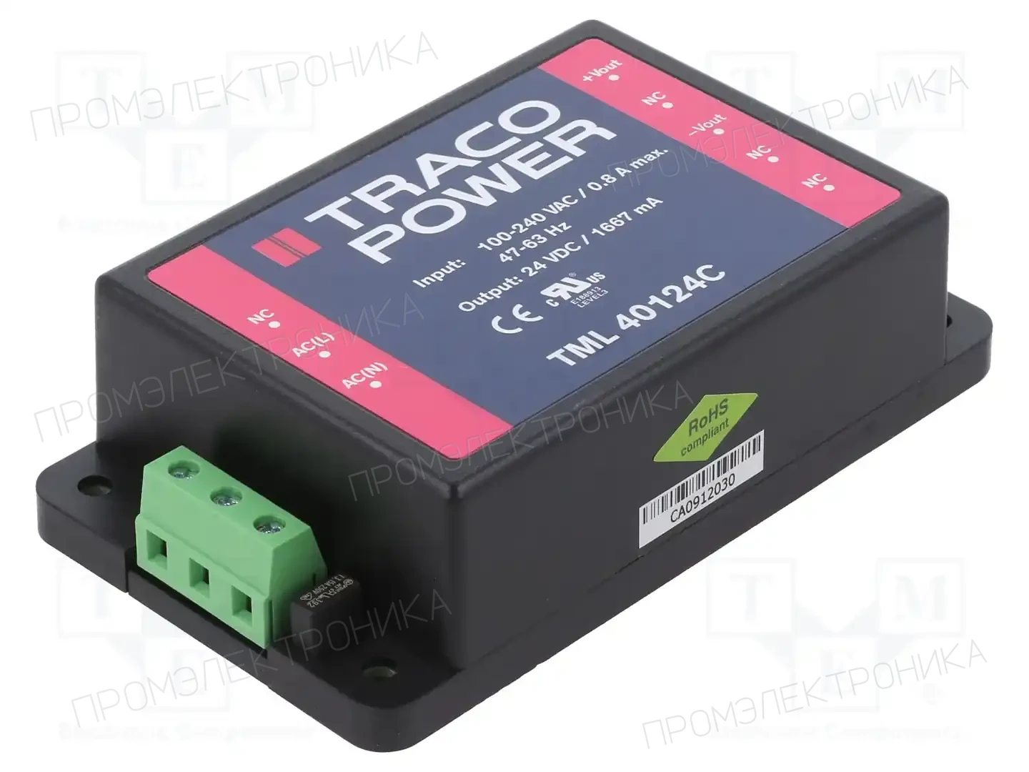 TRACO POWER TML 40124C — Блоки питания для встраивания