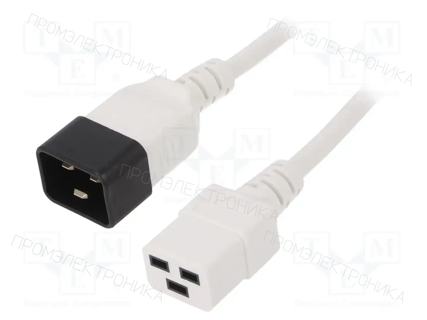 LIAN DUNG LT-550+549 H05VV-F 1.5/3C WHT 1.8M — Кабели питания компьютерные и универс